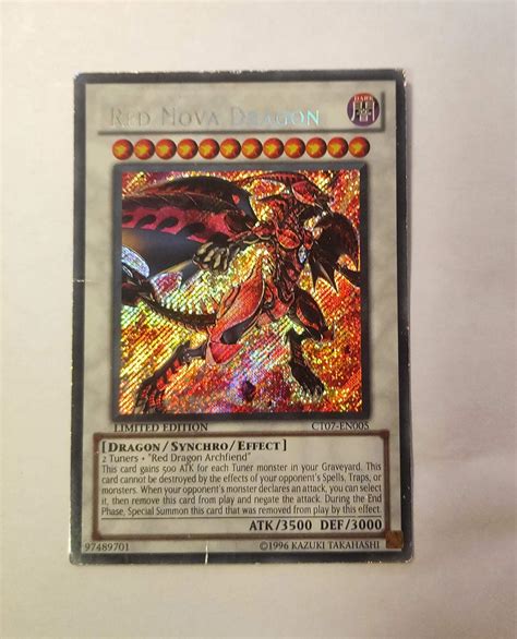 Yu Gi Oh Red Nova Dragon Ct07 En005 2010 Collectors