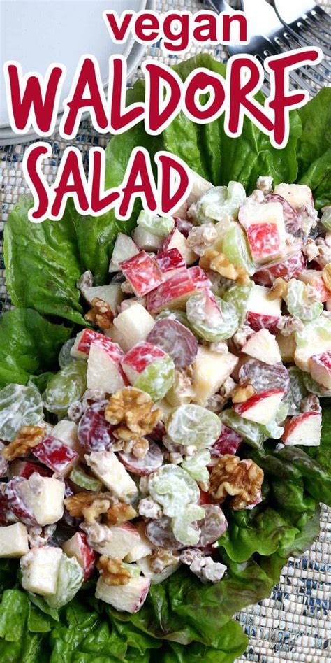 Vegan Waldorf Salad Recipe - Vegan in teh Freezer