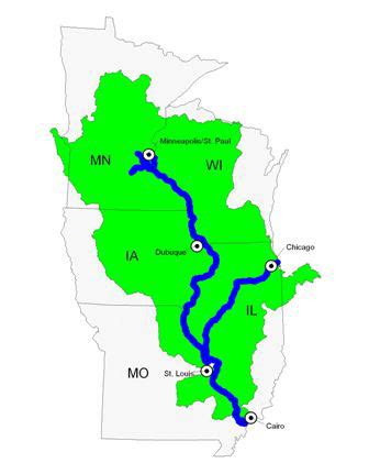 Mississippi River System Map