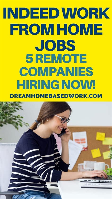 Indeed Work From Home Jobs 5 Remote Companies Hiring Now