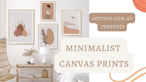 Minimalist Canvas Prints Video - arttree.com.au