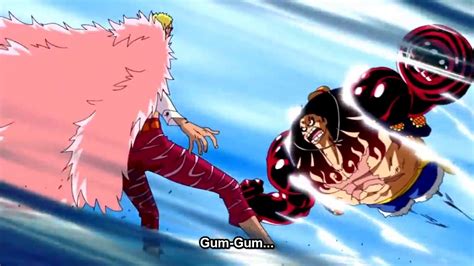 GEAR FOURTH Luffy Vs Doflamingo FULL FIGHT HD Luffy GEAR 4th BOUNDMAN