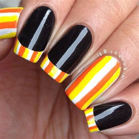 15 Halloween Candy Corn Nail Art Designs And Ideas 2016 Fabulous Nail