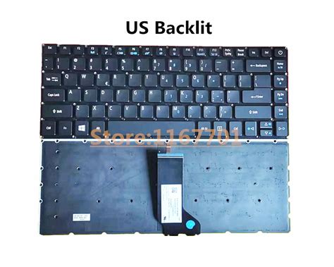 New Laptop US W O Backlight Keyboard For Acer TravelMate TMX349 X349 M