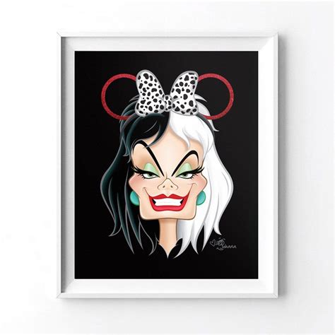 Image Of Cruella Art Print Arte Disney Disney Alice Disney Art Disney World Art Sketches