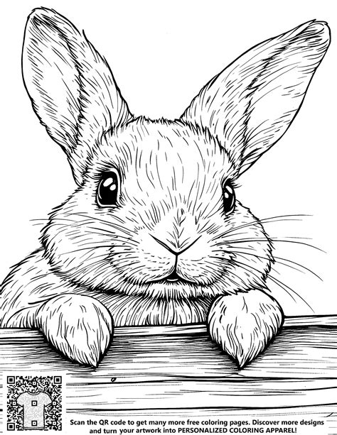 Free Bunny Coloring Page Download Now Davinci In You