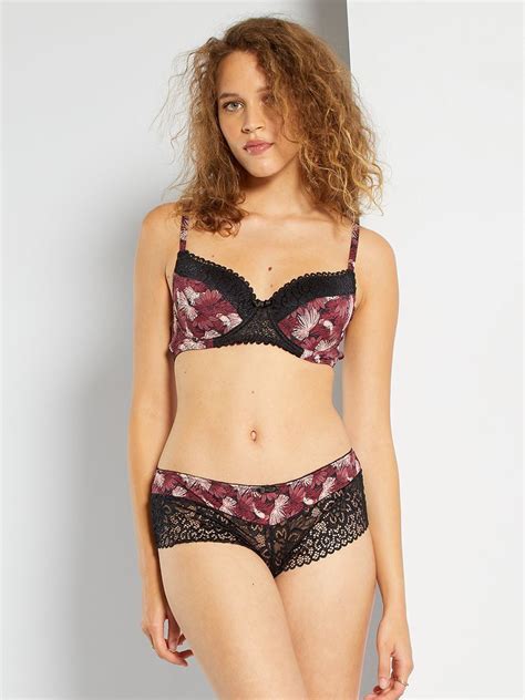 Shorty Envie De Lingerie Noir Kiabi 7 00