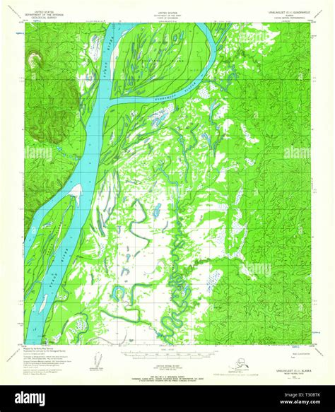 Unalakleet alaska map hi-res stock photography and images - Alamy