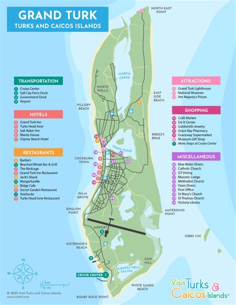 Maps Of Grand Turk Grand Turk Grand Turk Cruise Turks And Caicos