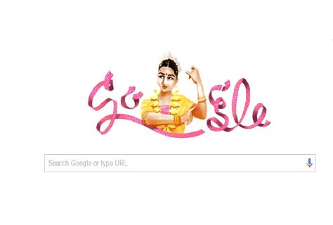 Google doodle features Bharatanatyam dancer Rukmini Devi on her 112th ...