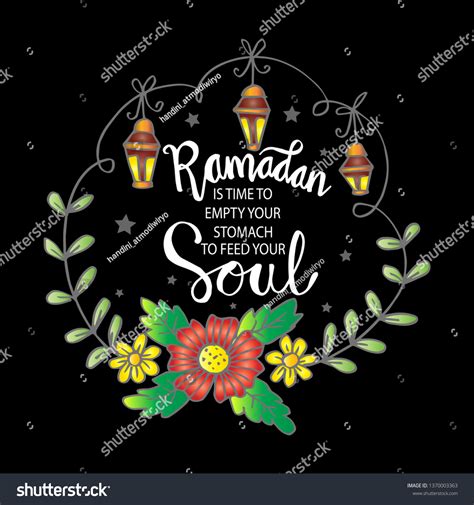 Ramadan Time Empty Your Stomach Feed Stock Vector Royalty Free 1370003363 Shutterstock