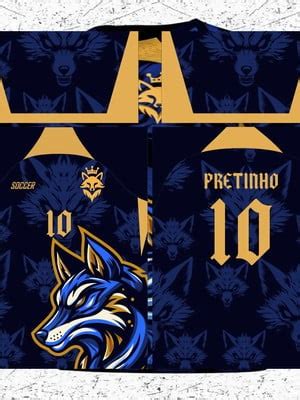 Template Camisa Interclasse Raposa Fox Blue Vetor Compre Produtos