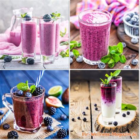 Blaubeer Smoothies Gesunde Rezepte Mit Blaubeeren