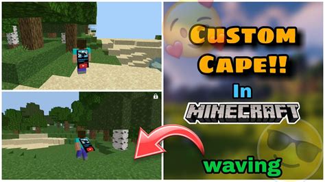 How To Make Custom Cape In Mcpe😲😲on Mobile Minecraft Pe Dungadon