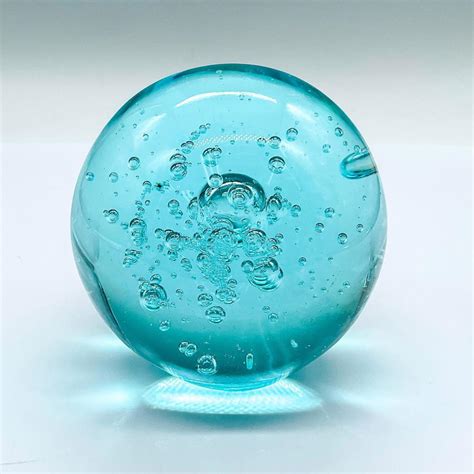 Sold At Auction Cristal De Monterrey Glass Orb Paperweight