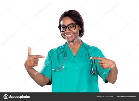 Doctor Green Uniform Isolated White Background — Stock Photo © Gelpi ...