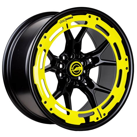 Llantas Aro X X X Et Ams Matte Black Matte Yellow