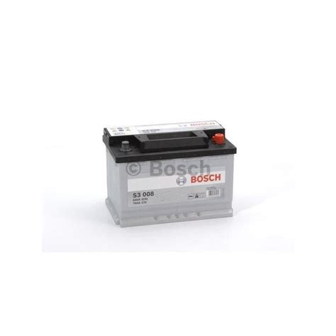 Bosch Batterie Auto S Ah A A Droite Leroy Merlin