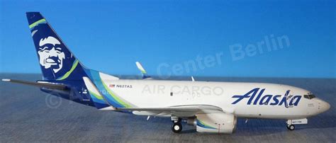 B 737 700bdsf Alaska Air Cargo N627as Gemini Jets G2asa1019 Metallmodell Mit Fahrwerk Und