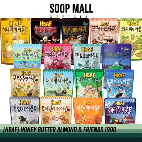 Hbaf Ready Stock Hbaf Honey Butter Almond 190g Shopee Malaysia