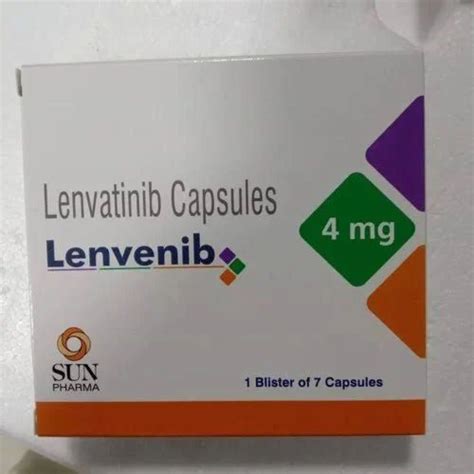 Lenvenib 4Mg Capsule Sun Pharma At Best Price In New Delhi ID