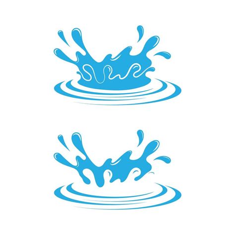 water splash icon vector illustration 14065239 Vector Art at Vecteezy