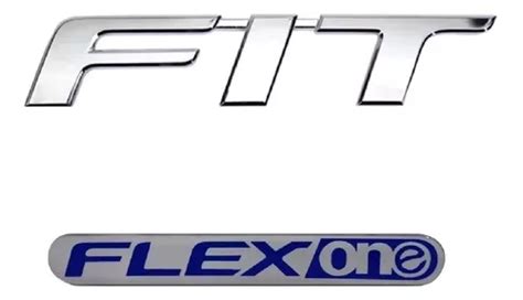 Emblemas Fit Flexone Linha Honda 2015 2016 2017 kit 2 Pçs Frete grátis