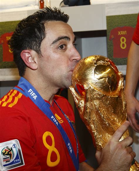 Xavi, first Barça player to play in four World Cups