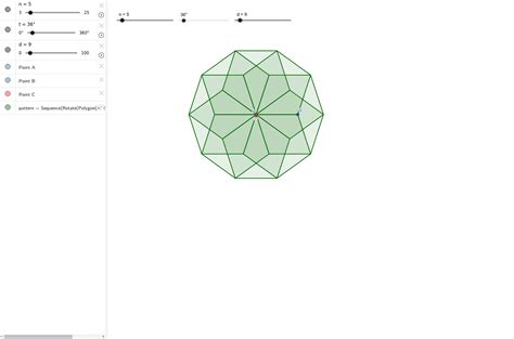 Patterns Geogebra