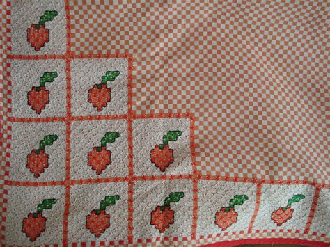 PONTO CRUZ DUPLO Gingham Embroidery Chicken Scratch Quilts