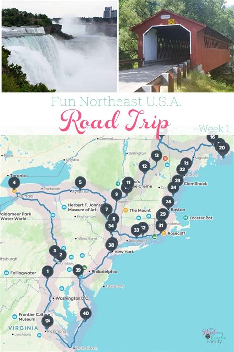 Fun Northeast USA Family Road Trip - Week 1 - Real Creative Real Organized