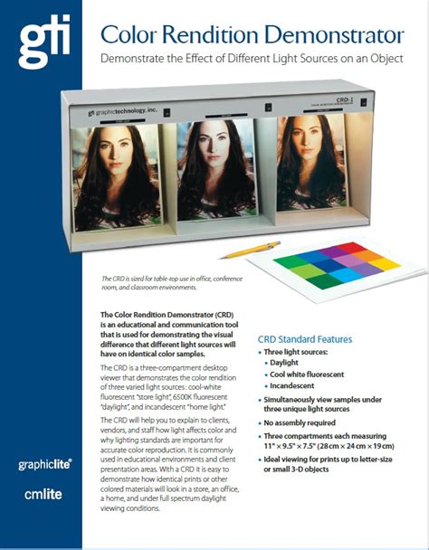 GTI Graphic Standard Lighting Viewing Systems Brochure