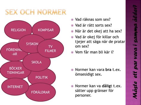 Ppt Vad R Sex Och Andra Fr Gor Om Det D R Powerpoint Presentation Id
