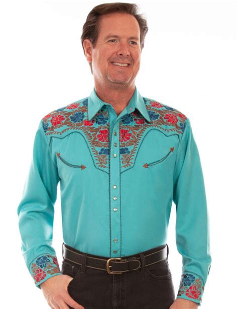 Men S Embroidered Western Shirts Categories The Wild Cowboy