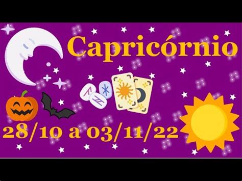 CAPRICÓRNIO 28ﾉ10 a 03ﾉ11ﾉ22 A VERDADE VAI CHEGAR A VOCÊ