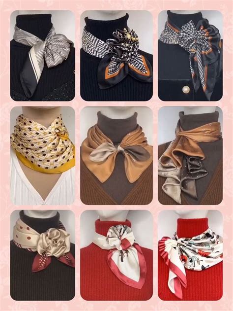 How To Tie The Silk Scarf In Different Ways Video In How To