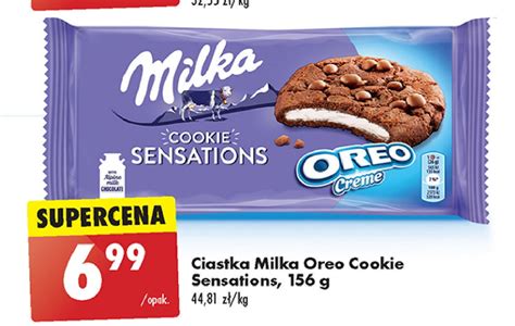 Ciastka Z Nadzieniem Oreo Milka Cookies Sensations Cena Promocje