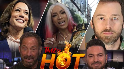 TMZ TV Hot Takes Artem Chigvintsev Arrest Kamala Harris AEW Star Mercedes Moné