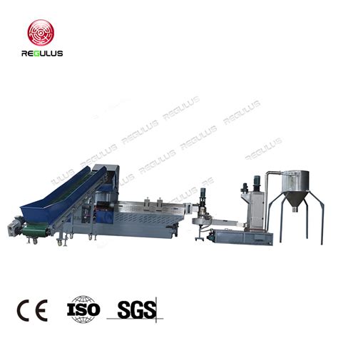 Plastic Twin Screw Extruder High Capacity PP PE CaCO3 Plastic Filler