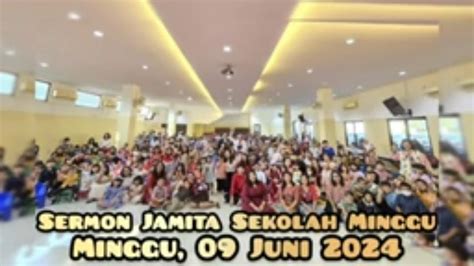 Sermon Jamita Sekolah Minggu Minggu Juni