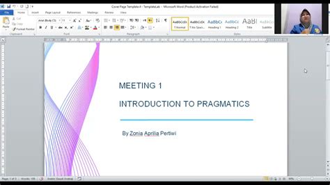 Meeting Introduction To Pragmatics By Zonia Aprilia Pertiwi Youtube