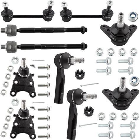 Amazon Boxi Set Of Front Inner Outer Tie Rods Upper Lower