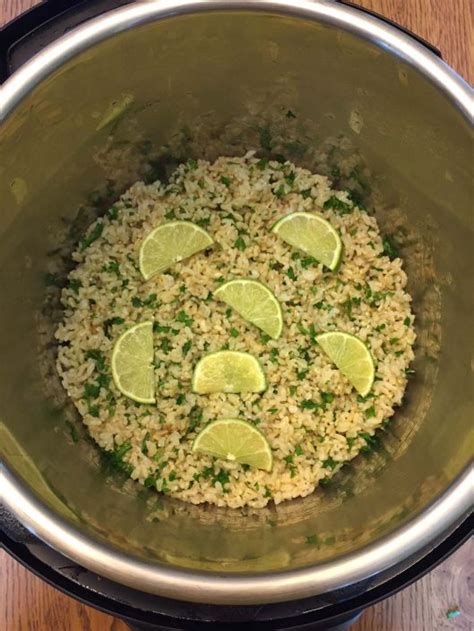 Instant Pot Cilantro Lime Rice White Or Brown Melanie Cooks