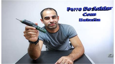 Ferro De Soldar Sem Fios Bateria Parkside Plka Unboxing Review