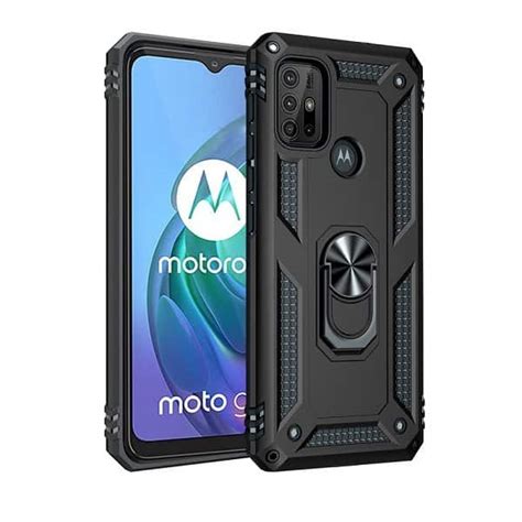 Motorola Moto G10 G30 Magnetic Shockproof Ring Case Cover