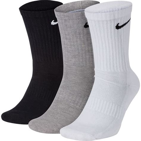 Nike Mens Everyday Cushioned Training Crew Socks 3 Pairs