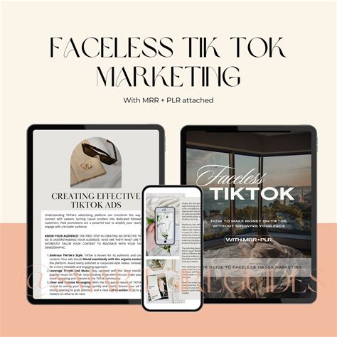 Faceless Go Viral On Tik Tok Guide With Master Resell Rights MRR