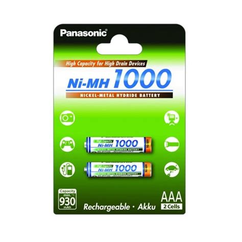 Аккумуляторы Panasonic AaА 1000mah 2bp Bk 4hgae 2be 2шт купить в