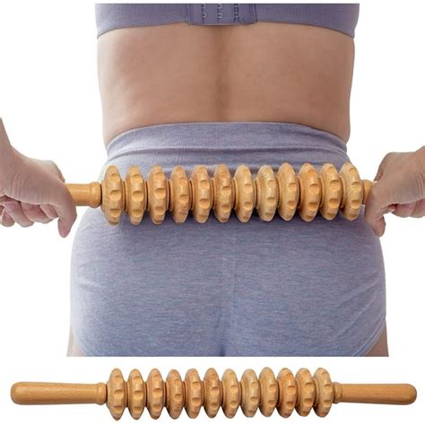 Wood Therapy Massage Roller Tools（beech） Lymphatic Drainage Massager