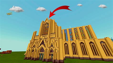 Minecraft Wir Bauen Den K Lner Dom Fensterfront Am Seiteneingang